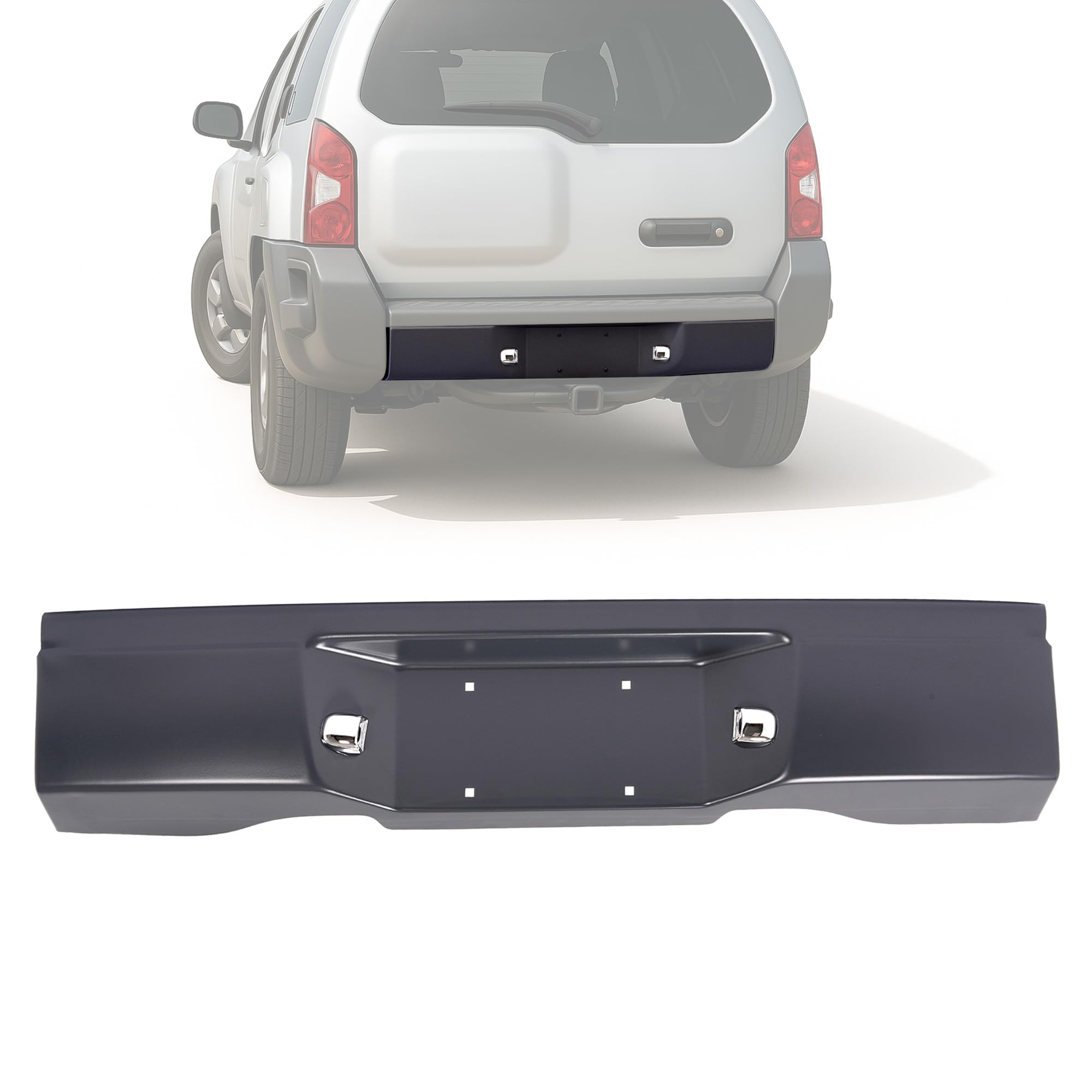 Amazon.com: KUAFU Rear Bumper Face Bar w/Light Compatible with